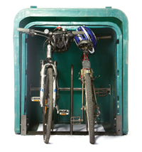 2 Bicycle Pod, Bicycle Safe, Bicycle Locker